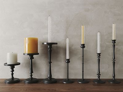 Industrial LOFT Candlestick Lamp model