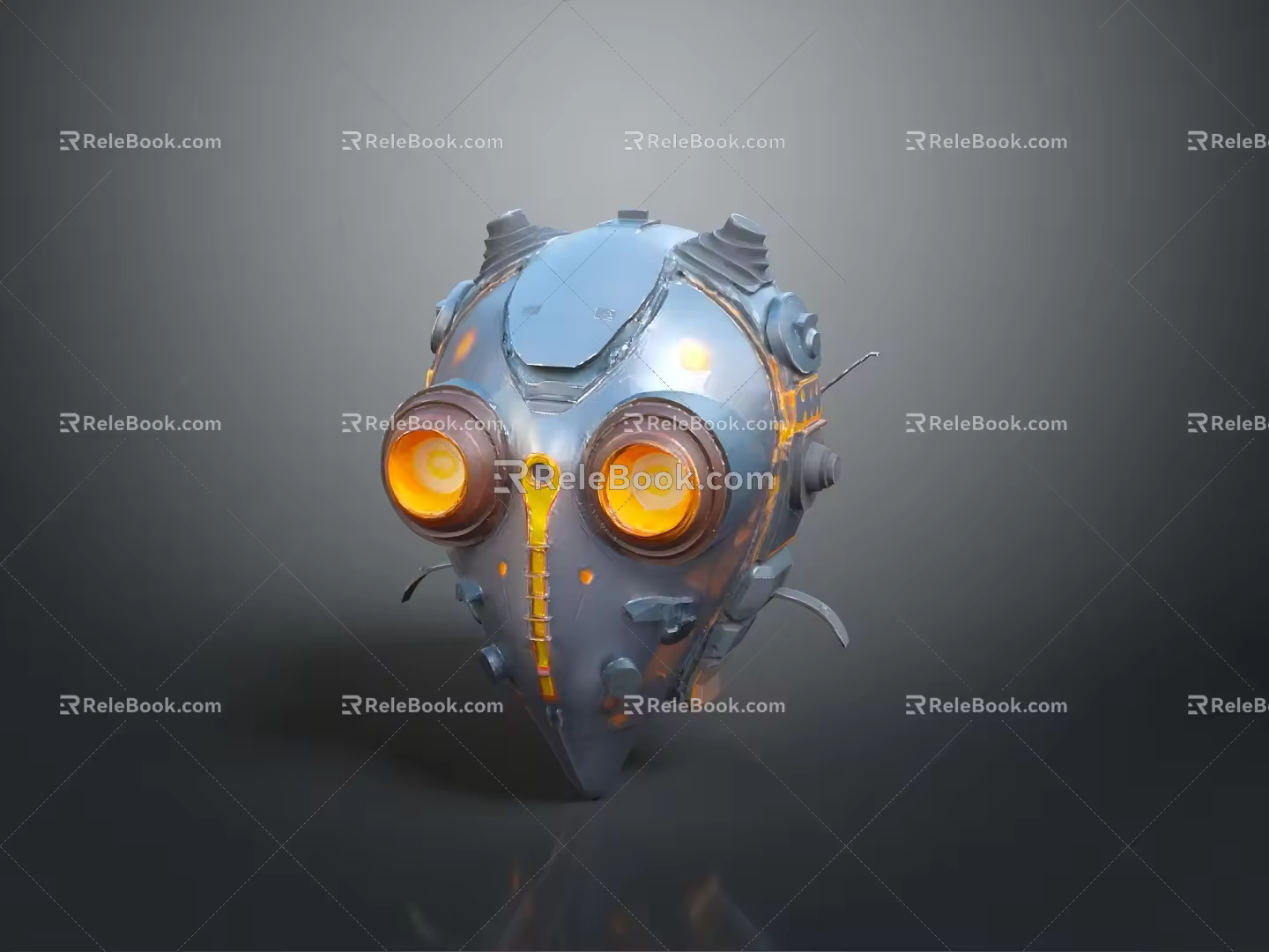 Sci-Fi Helmet Alien Helmet-Helmet High Tech Helmet Game Helmet 3d model