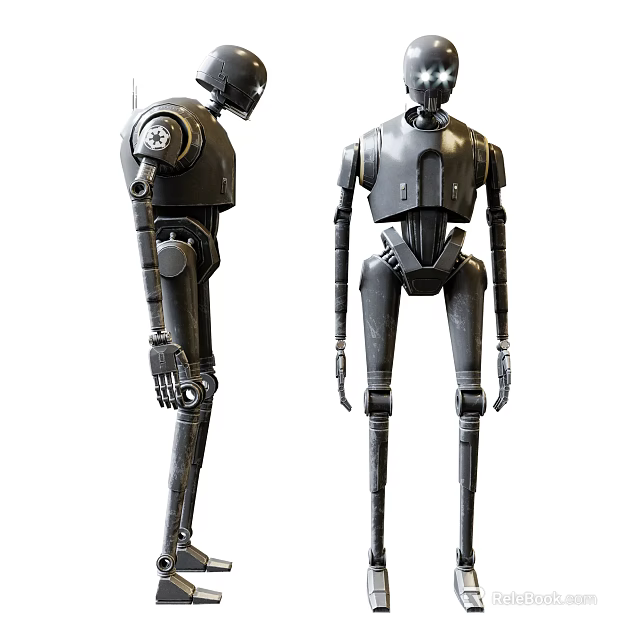 Smart Machines Humanoid Robots With Mechanical Structure And Detailed Design 3d model 
