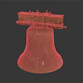 Vintage Bronze Bell Musical Instrument With Art Painting Tools And Supplies