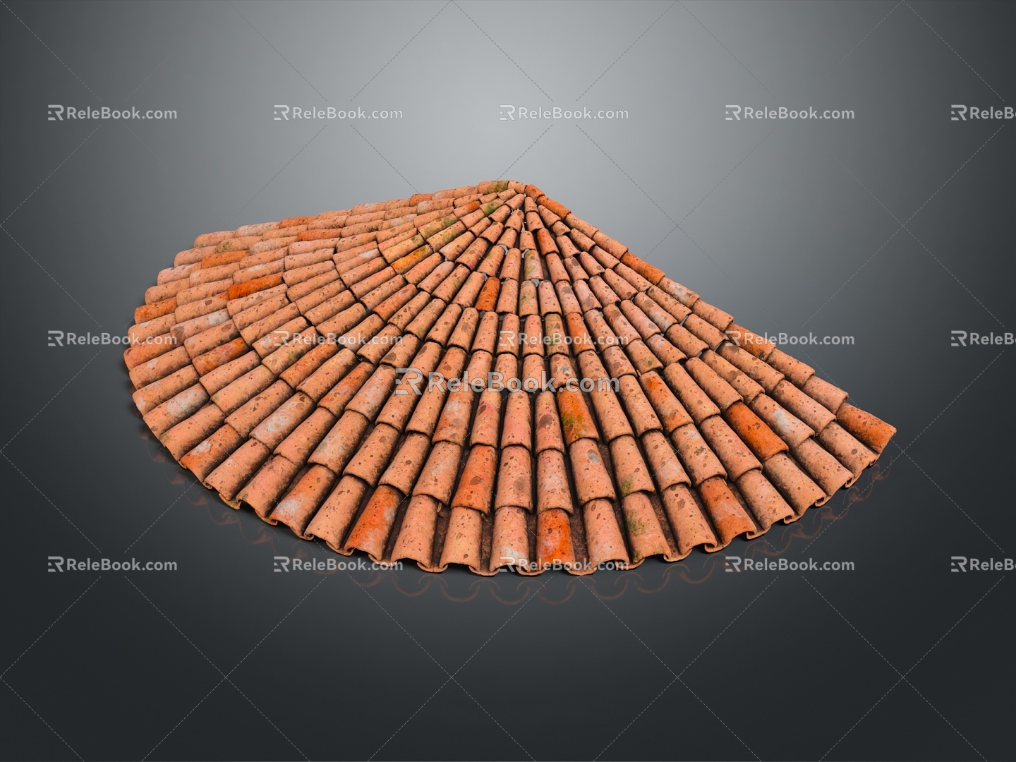 Modern Roof Roof Tile Top Tile Tile 3d model