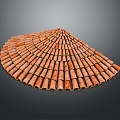 Modern Roof Roof Tile Top Tile Tile 3d model