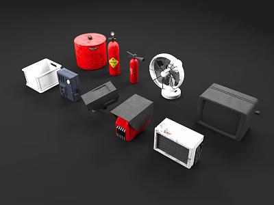 Projection Monitoring System Essential Security Devices And Components For Professional Setup 3d model