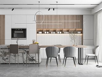 Modern Kitchen Western Kitchen Restaurant 3d model