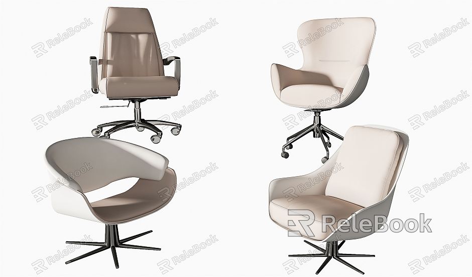 Modern office chair model