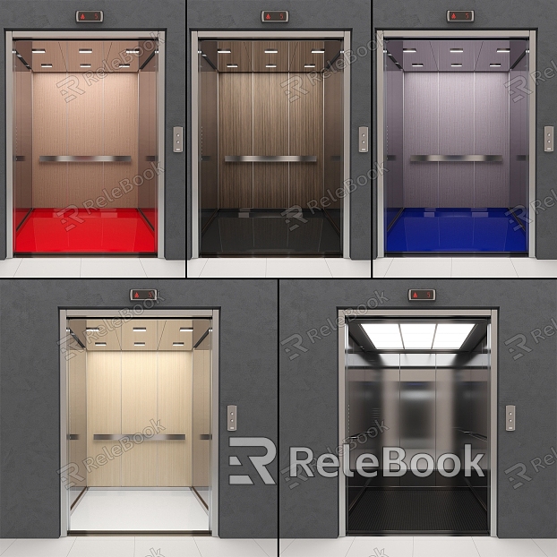 Modern Elevator Elevator Car Combination Elevator Button Control Panel Creative Glass Elevator Control Floor Panel model