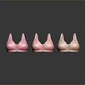 Soft Colored Bras in Pink and Peach Tones with Modern Minimalist Design
