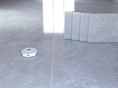 Marble Floor Tile Polished Floor Tile Floor Tile Ornaments Grey Floor Tile Sweeping Robot model