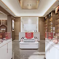 Liquor Store Storefront Design With Traditional Chinese Elements Illuminated Signage And Window Displays