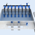 Pump Station 3d model