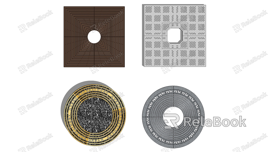 Modern Tree Pool Tree Grate model