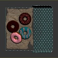 Donuts Bread Breakfast West Point Pastry Items 3d model