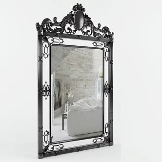 Mirror Beautiful Galimberti Nino 3d model