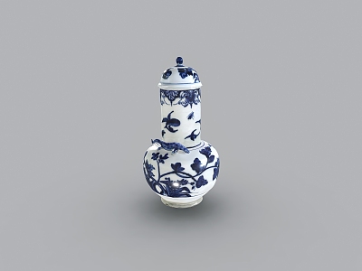 Old ceramic vase 3d model