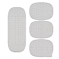Decorative Mirrors With Brown Beige Gray Tones And Oval Irregular Shapes For Home Decor