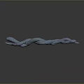 snake cobra venomous snake python reptile cold-blooded animal reptile 3d model