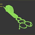 Durable Metal Equipment With Long Bar Structure And Multiple Ring Components
