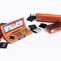 Old handheld game machine 3d model