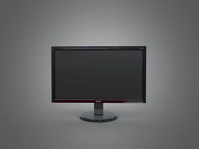 Modern Acer Desktop Computer Monitor With Black Screen Stable Base And Sleek Design 3d model