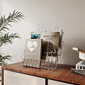 Magazines On Metal Rack With The Great Divide Vineland Commercial And Heart Design