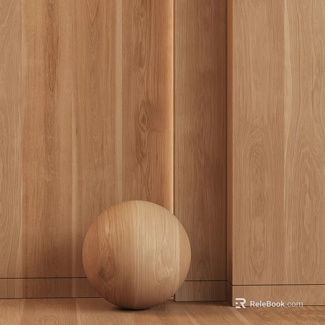 Natural Oak Wood Flooring With Visible Grain Texture For Modern Living Spaces 3d model 