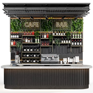 Modern Bar Cafe Bar 3d model