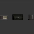 Tactical Weapon Components Including Ammunition Reel Black Device And Accessory Cap