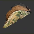 Stunning Red Rock Landscape With Ancient Cliff Dwellings And Lush Green Vegetation