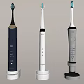 Different Colored Electric Toothbrushes With Charging Bases And Modern Designs