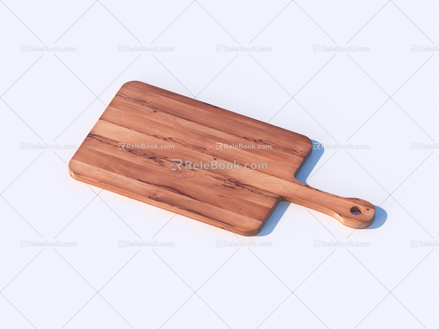 Chopping board Wooden Chopping Board Cutting Board Face Chopping Board 3d model