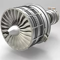 modern engine 3d model