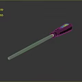 Practical Hardware Tool Screwdriver With Black Yellow Handle And Reflective Metal Shaft