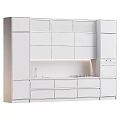 Modern Kitchen Wood Cabinets With Marble Countertop Sink Cooktop And Oven