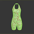 Fashionable White Bodysuit With Pink Red Heart Patterns And Modern Design