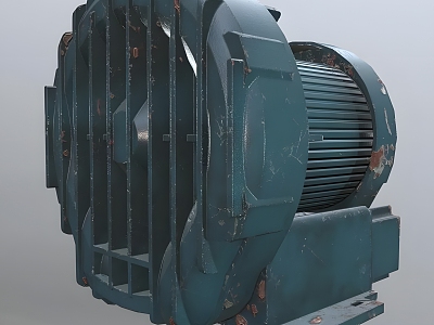 Modern Industrial Pump Modern Realistic Equipment Machinery Industrial Pump Air Pump 3d model