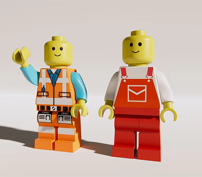 Modern Toys Lego Little People Toy Ornaments 3d model