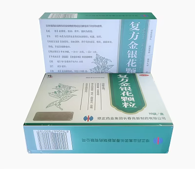 Traditional Chinese Medicine Compound Honeysuckle Granules Package By Xiuzheng Pharmaceutical 3d model