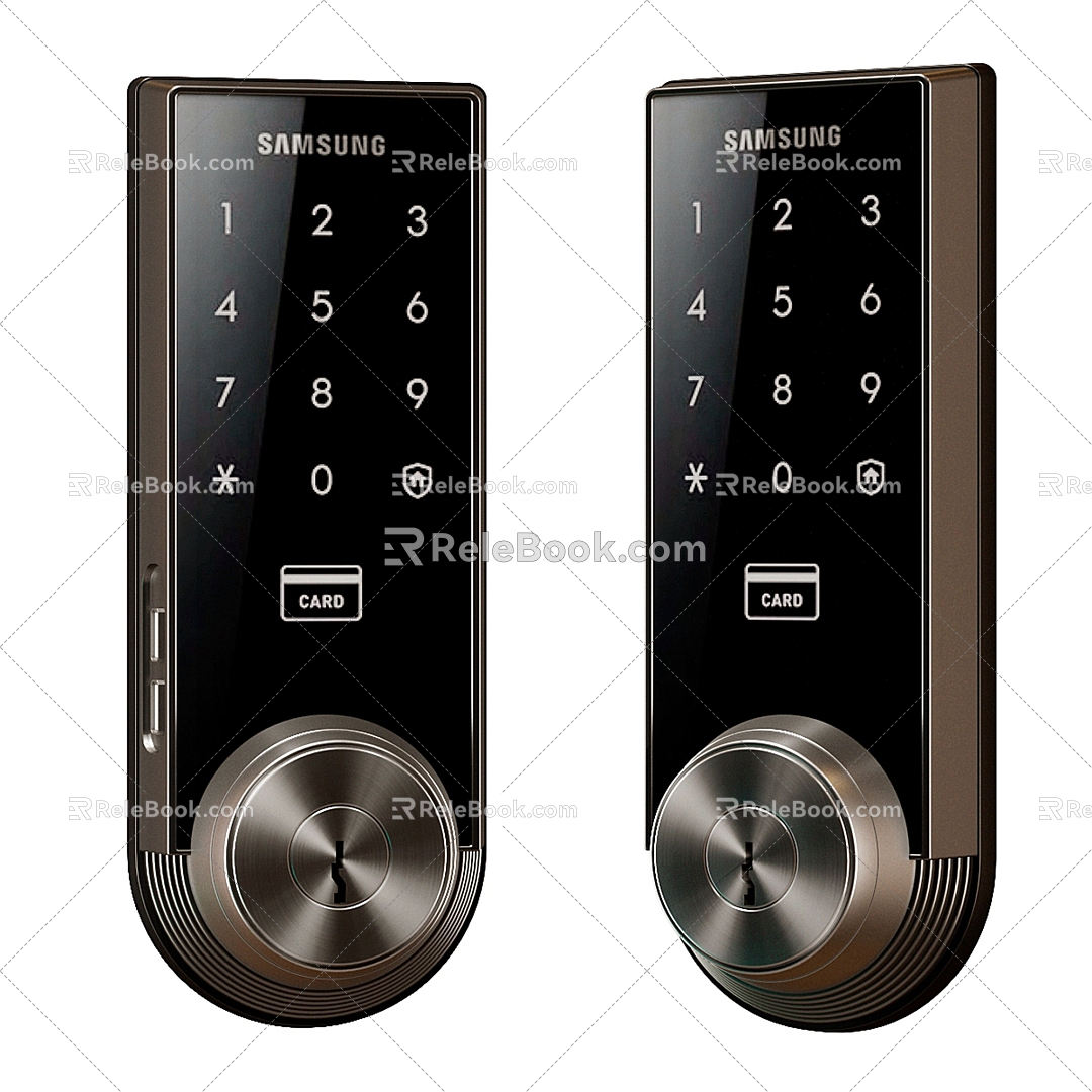 Modern smart lock entry door smart lock model