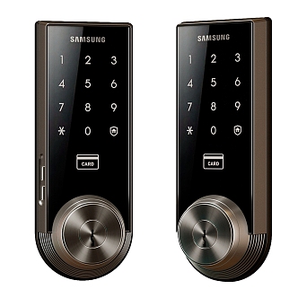 Modern smart lock entry door smart lock 3d model