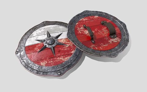 Retro Shield Medieval Shield Ancient Shield 3d model