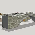 Various Bridge Architectural Designs With Different Structural Types And 3d model