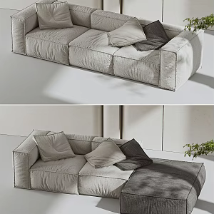 Modern Combination Sofa Combination 3d model