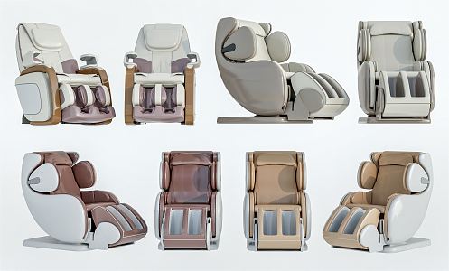 Modern Massage Chair First Class Seat Massage Sofa Space Capsule Seat 3d model