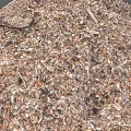 Pile Of Natural Wood Shavings With Brown And Tan Color Tones