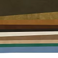 Various Colored Leather Strips Gray Gold Brown And Green Tones In Striped Arrangement