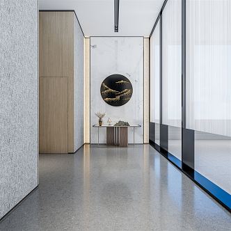 Modern Entrance 3d model