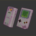 Game machine electronic chicken hand game machine hand game machine handheld game machine computer 3d model