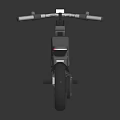 Modern Electric Motorcycle Design Featuring Sleek Gray Body And Futuristic LED Lights