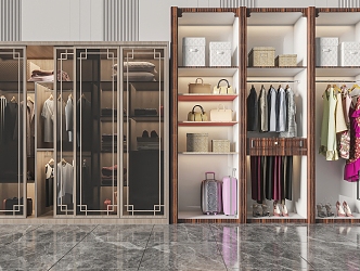 Modern wardrobe 3d model