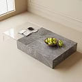 Modern Coffee Table Books Fruit Apple 3d model